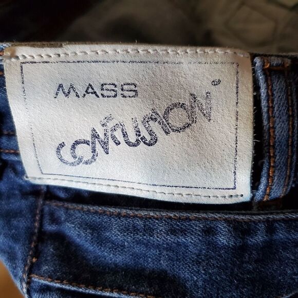 Vintage 90's Mom Jeans Rib cage High Waisted Size 36" 100% Cotton. - Picture 7 of 13